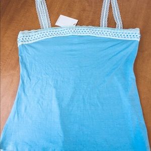 Baby Blue Sleeveless Shirt